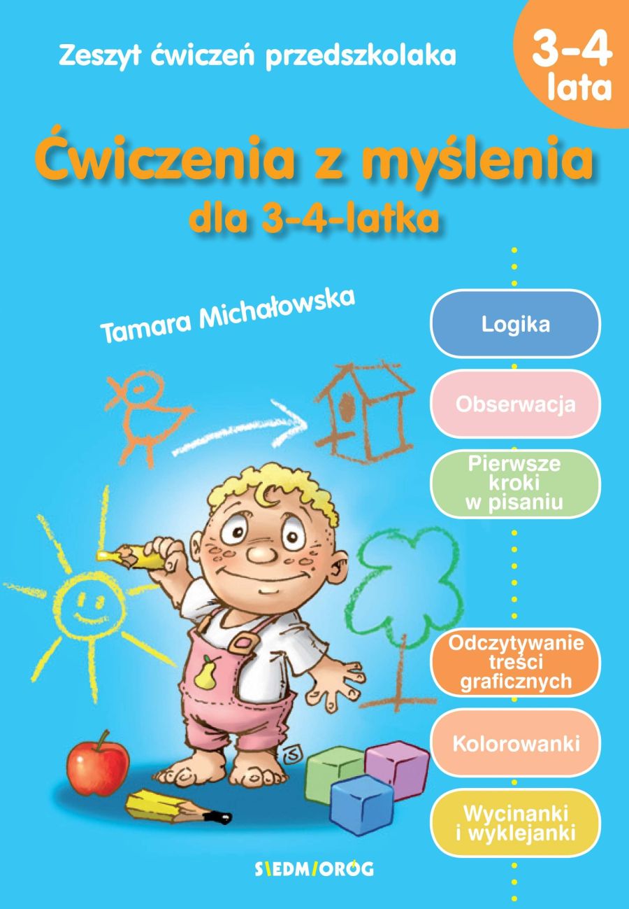 Image of Ćwiczenia z myślenia dla 3-4-latka