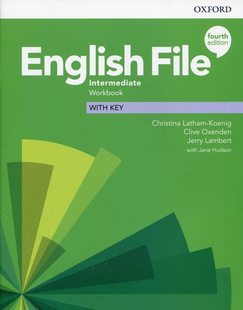 Image of English File Intermediate Workbook with key