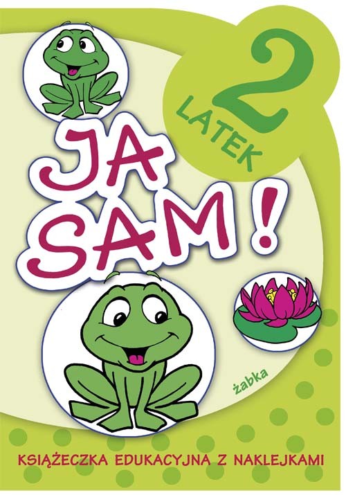 Image of Ja sam Żabka 2-latek Książeczka edukacyjna z naklejkami