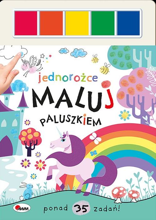 Image of Jednorożce. Maluj paluszkiem