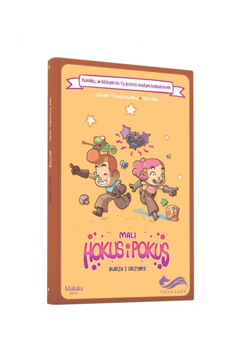 Image of Mali Hokus i Pokus. Burza i grzyby. Komiksy paragrafowe