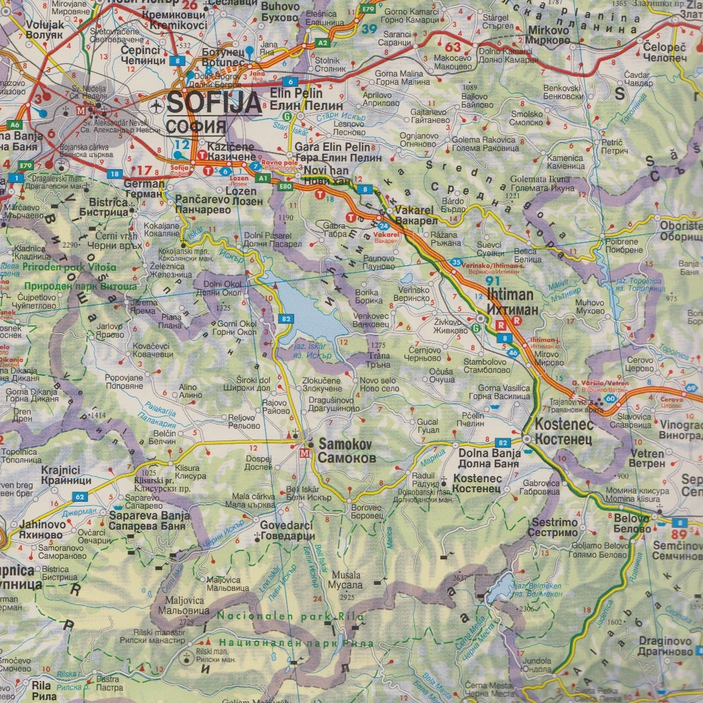 Image of Bułgaria mapa 1:400 000