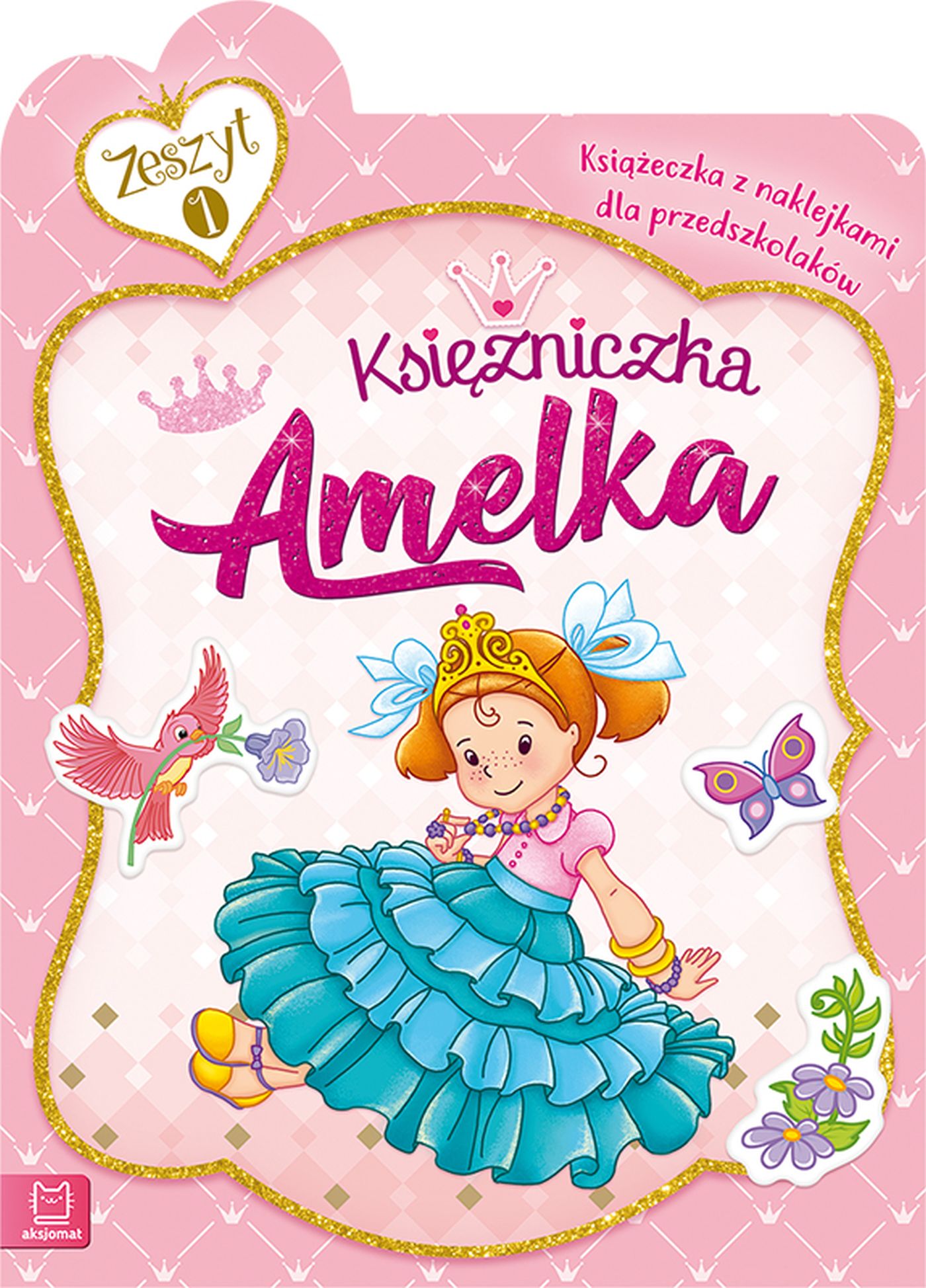 Image of Księżniczka amelka książeczka z naklejkami dla przedszkolaków