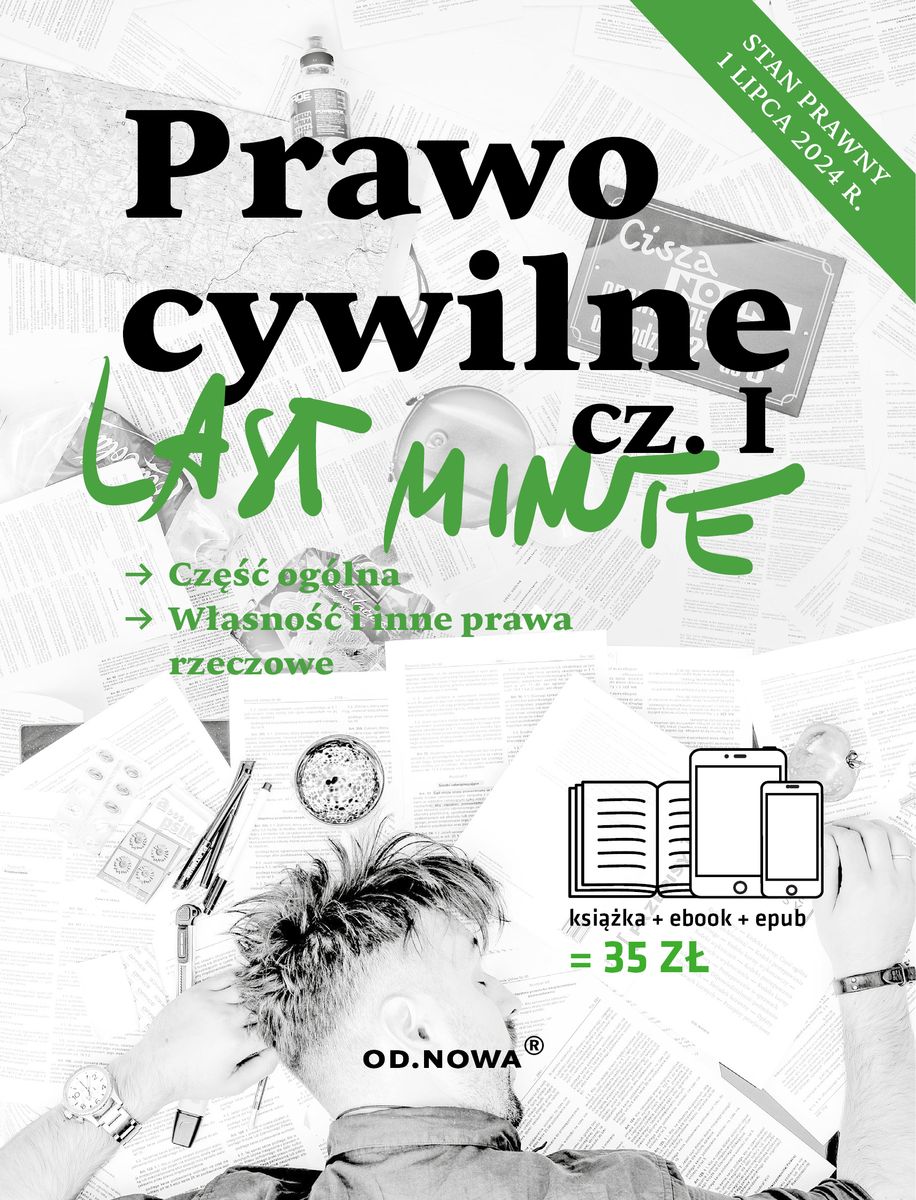 Image of Prawo cywilne 2024 część 1. Last Minute