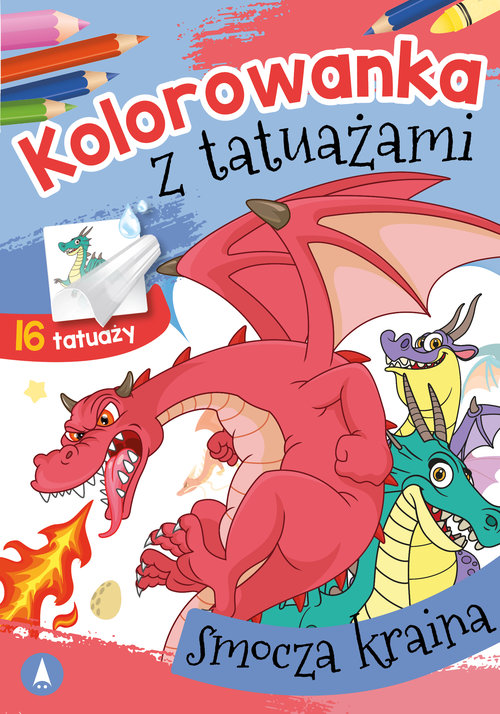 Image of Kolorowanka z tatuażami Smocza kraina