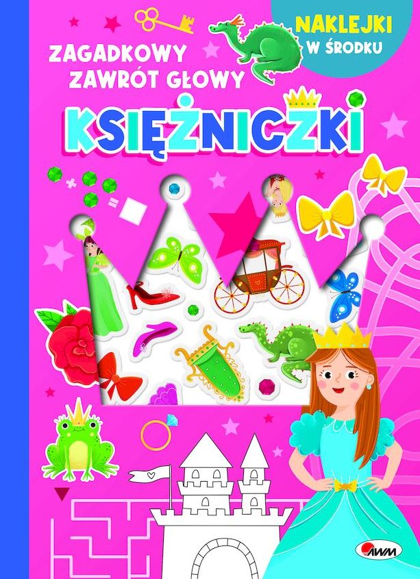 Image of Księżniczki - wypukłe naklejki. Zagadkowy zawrót głowy