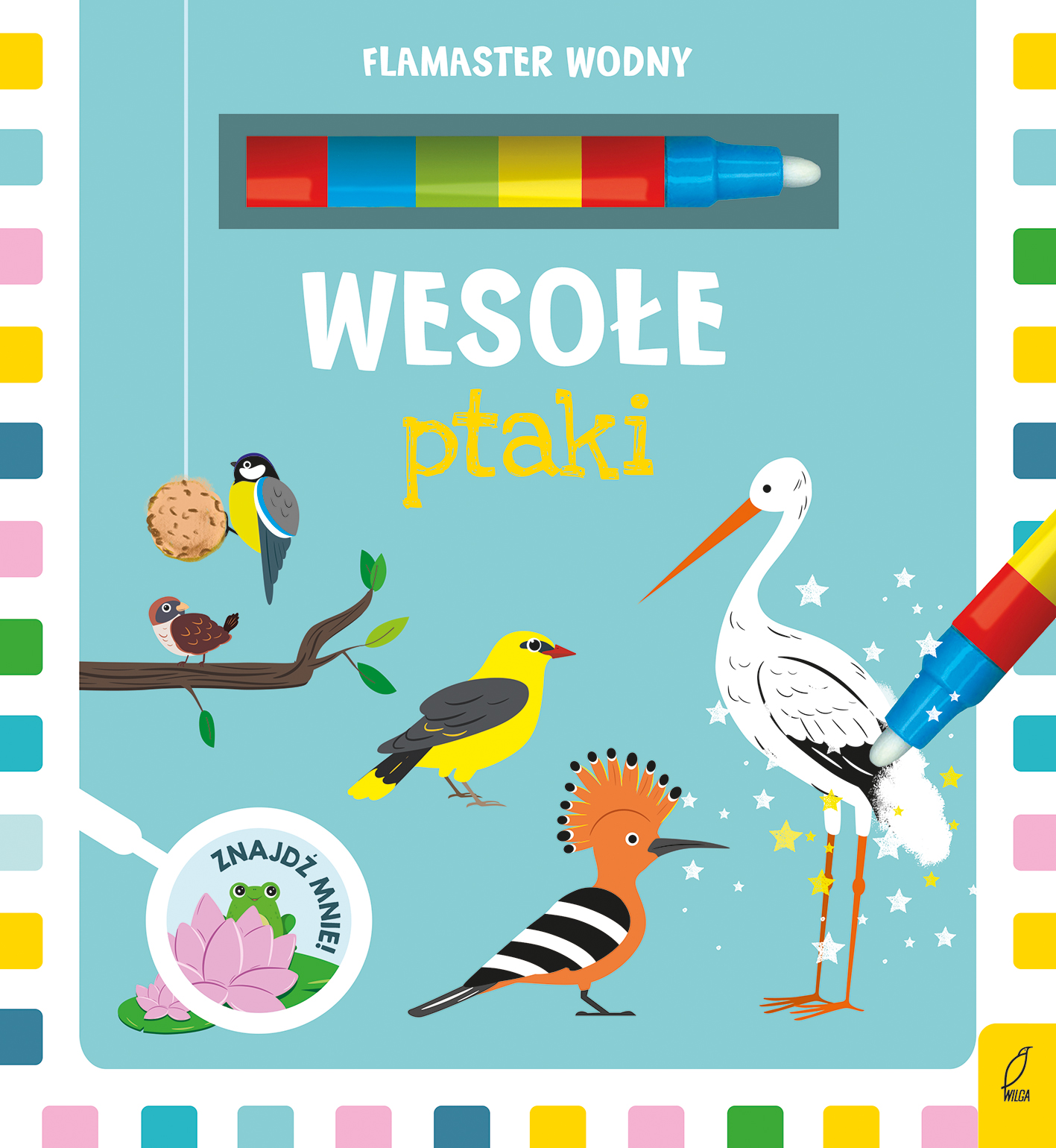 Image of Wesołe ptaki. Flamaster wodny