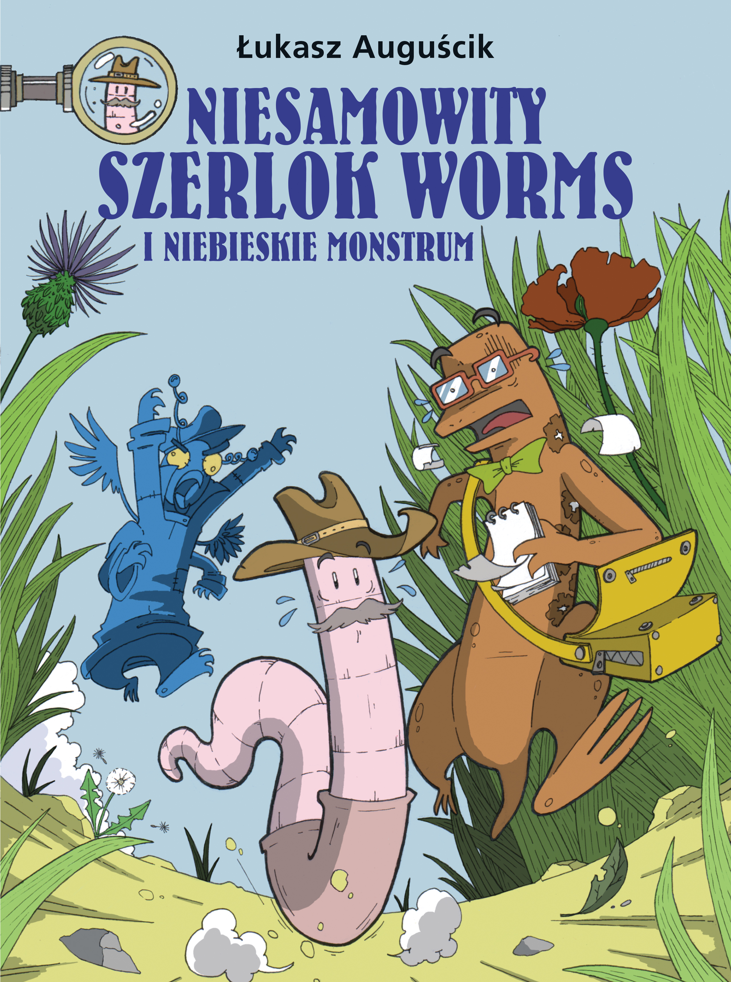 Image of Niesamowity Szerlok Worms i niebieskie monstrum. Tom 1