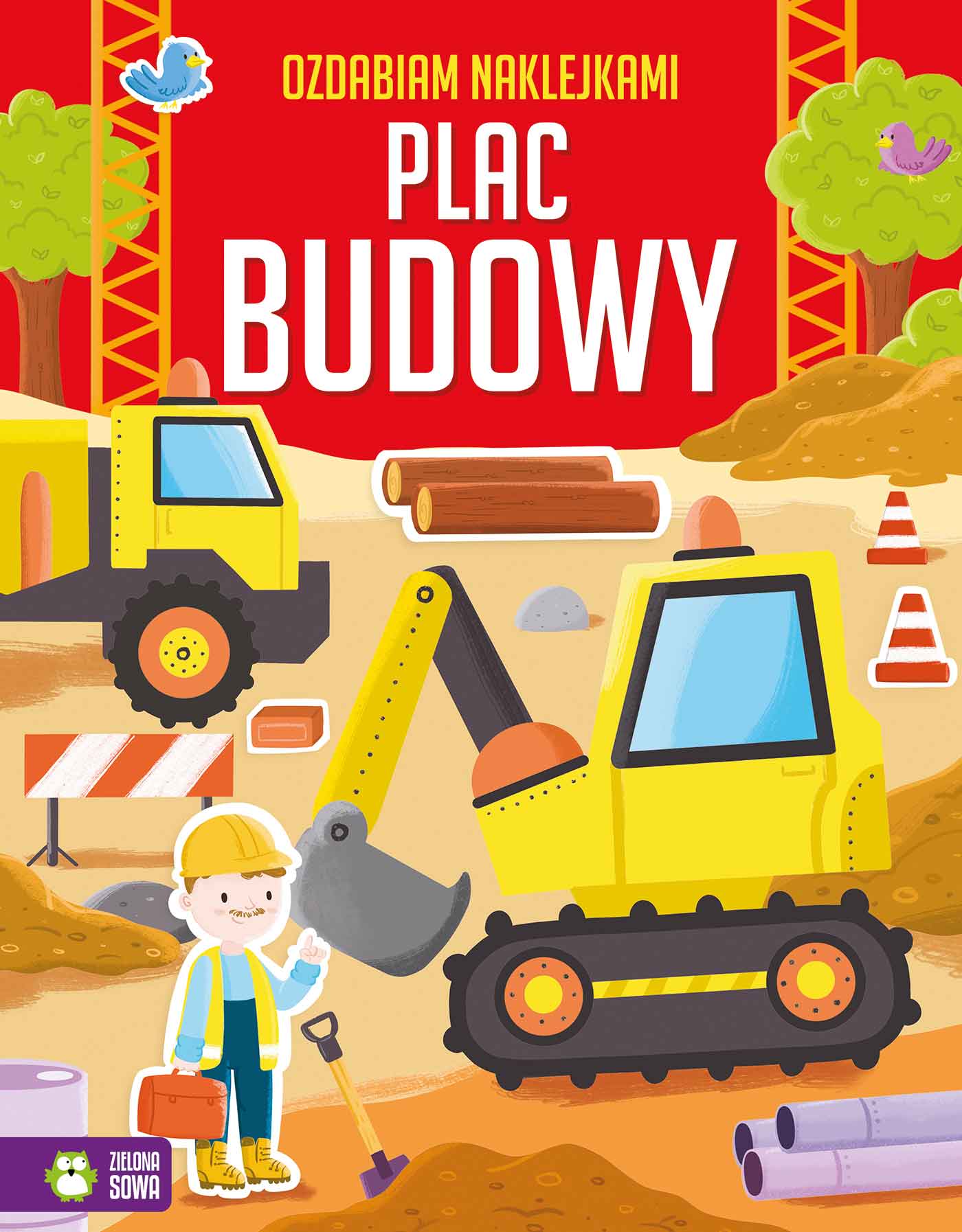 Image of Plac budowy. Ozdabiam naklejkami