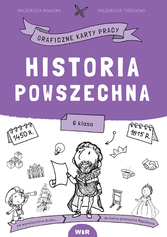 Image of Historia powszechna Graficzne karty pracy dla klasy 6