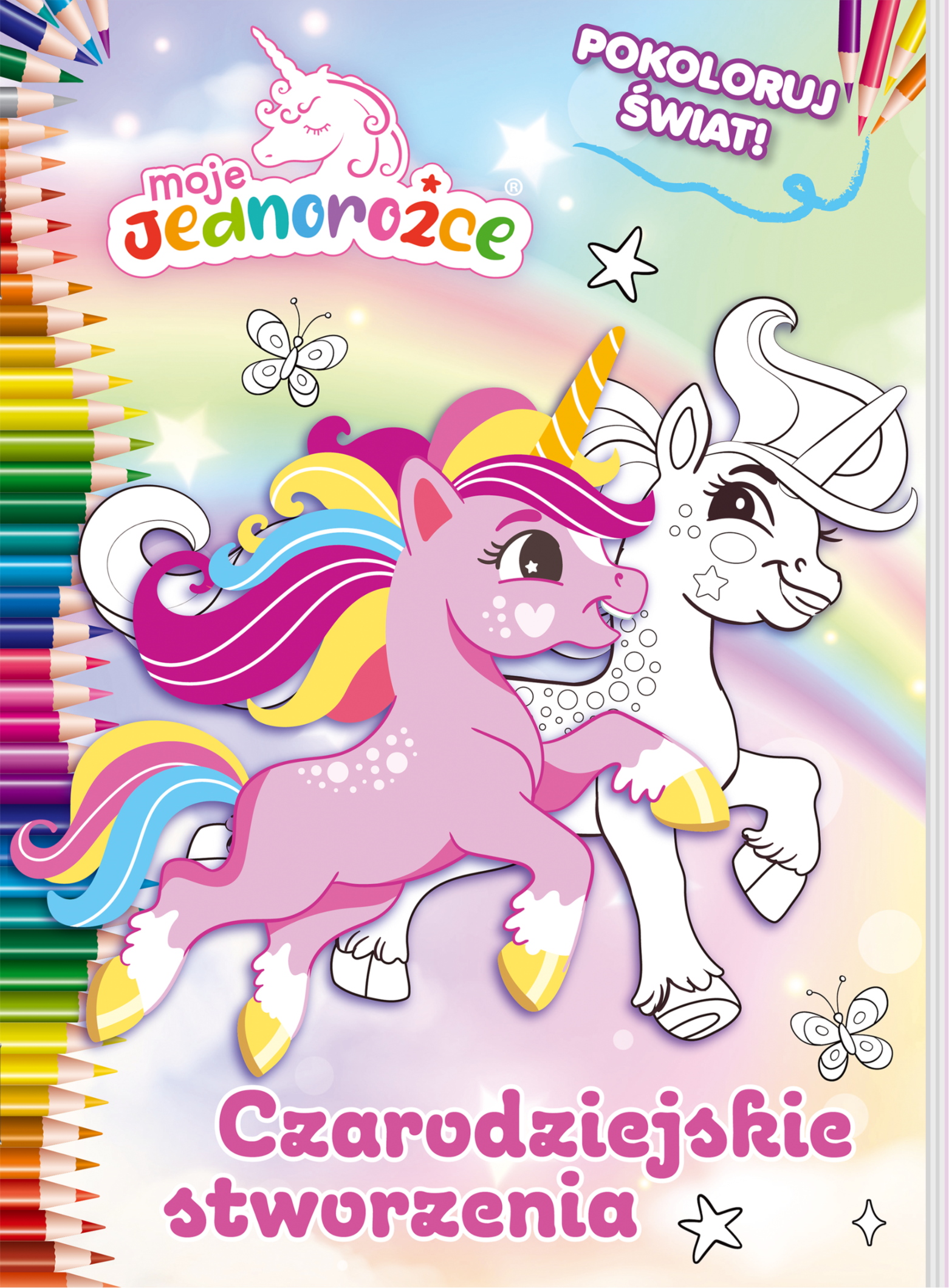 Image of Czarodziejskie stworzenia. Moje Jednorożce. Pokoloruj świat