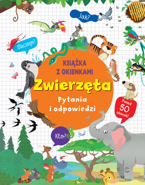 Image of Zwierzęta Pytania i odpowiedzi Książka z okienkami