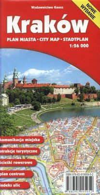 Image of Kraków. Plan miasta 1:26 000 wyd. 17