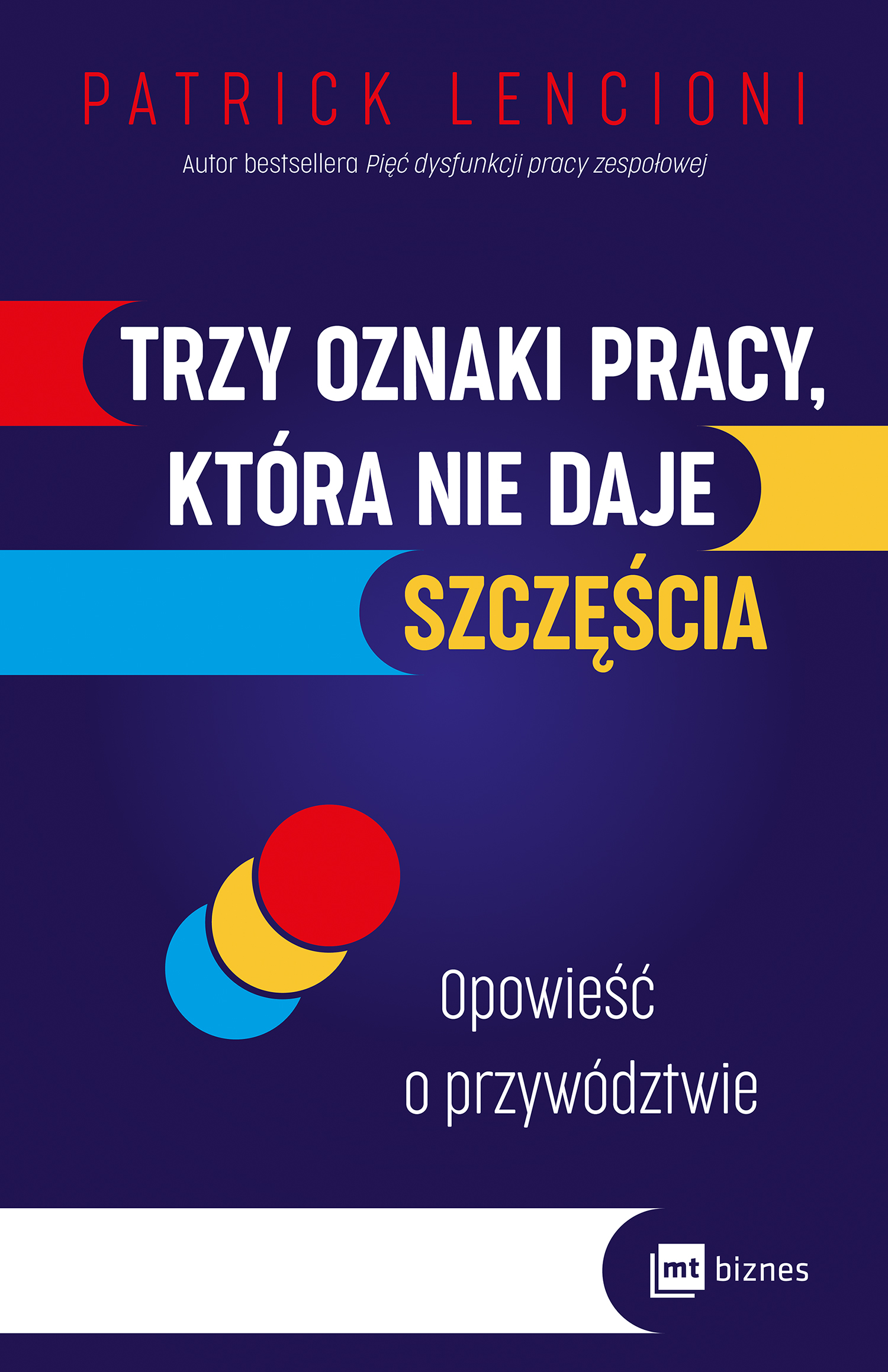 Image of Trzy oznaki pracy, która nie daje szczęścia. Opowieść o przywództwie wyd. 2