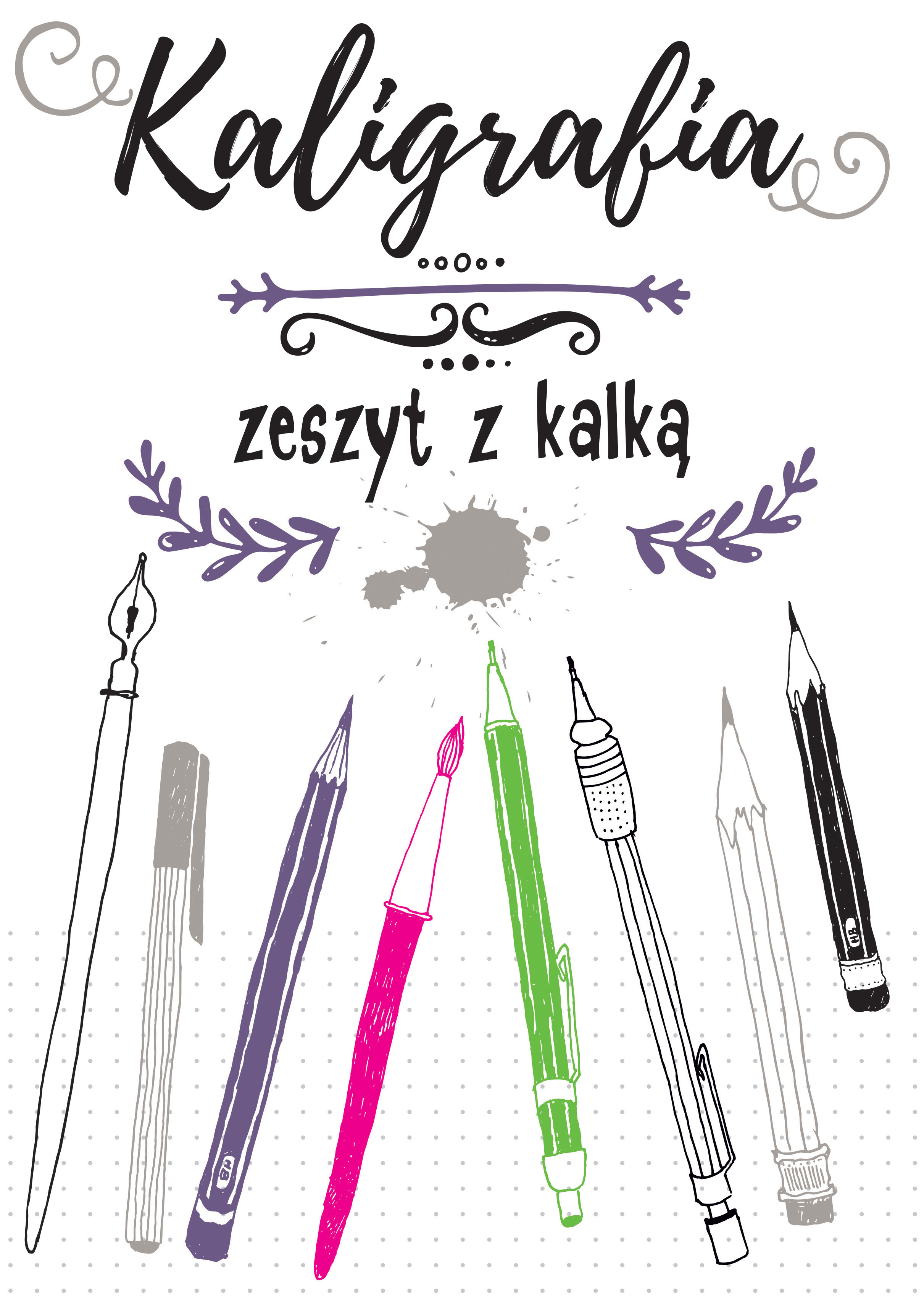 Image of Kaligrafia. Zeszyt z kalką