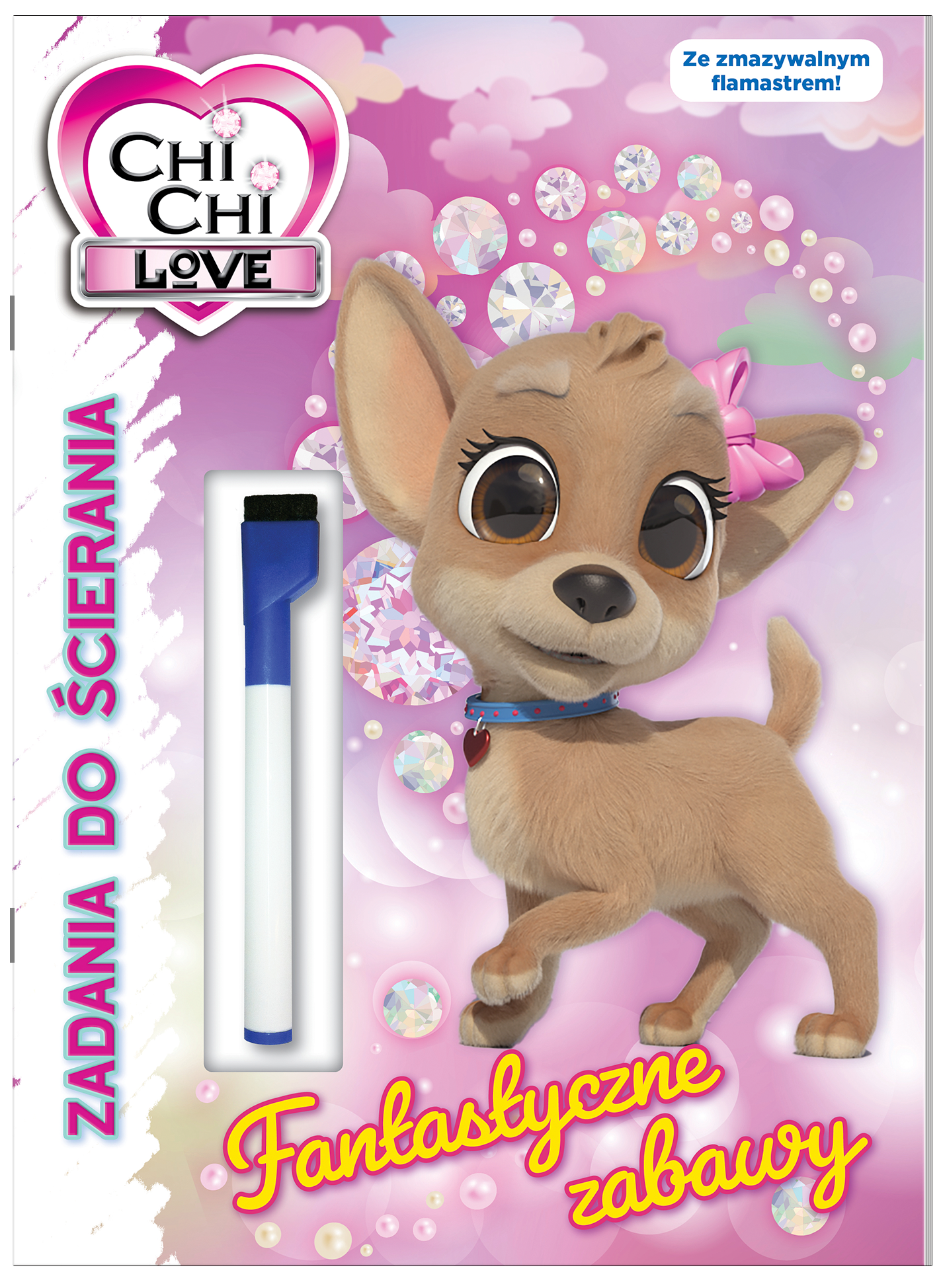 Image of Fantastyczne zabawy. Chi chi love. Zadania do ścierania