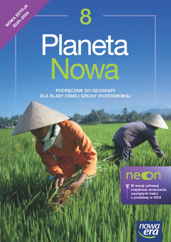 Image of Geografia Planeta nowa NEON podręcznik dla klasy 8 szkoły podstawowej EDYCJA 2024-2026