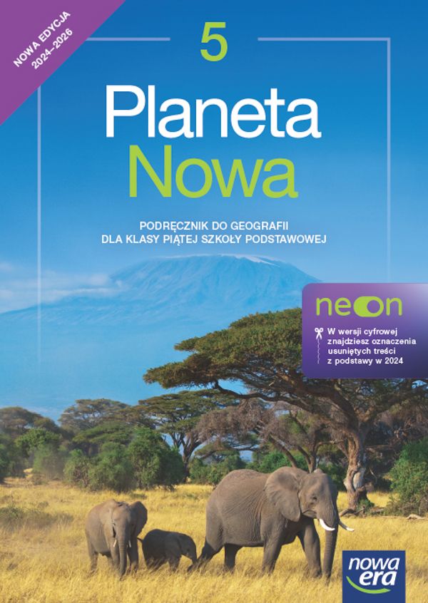 Image of Geografia Planeta nowa NEON podręcznik dla klasy 5 szkoły podstawowej EDYCJA 2024-2026