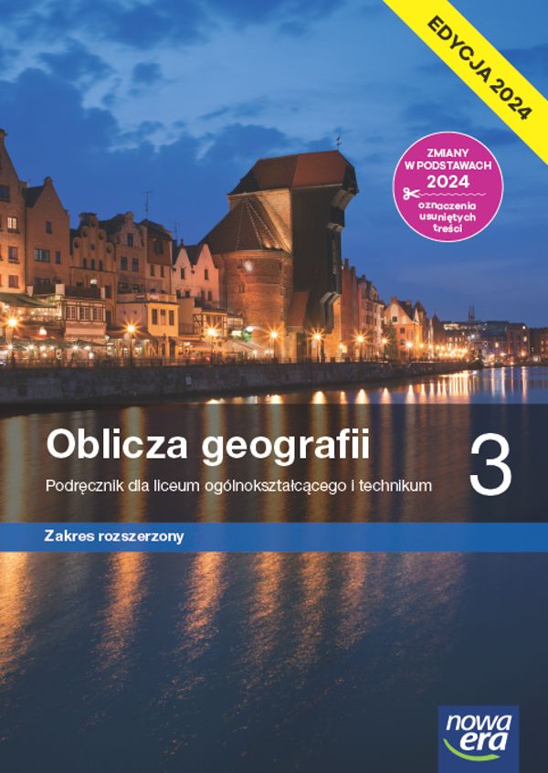 Image of Nowa geografia oblicza geografii podręcznik 3 liceum i technikum zakres rozszerzony EDYCJA 2024
