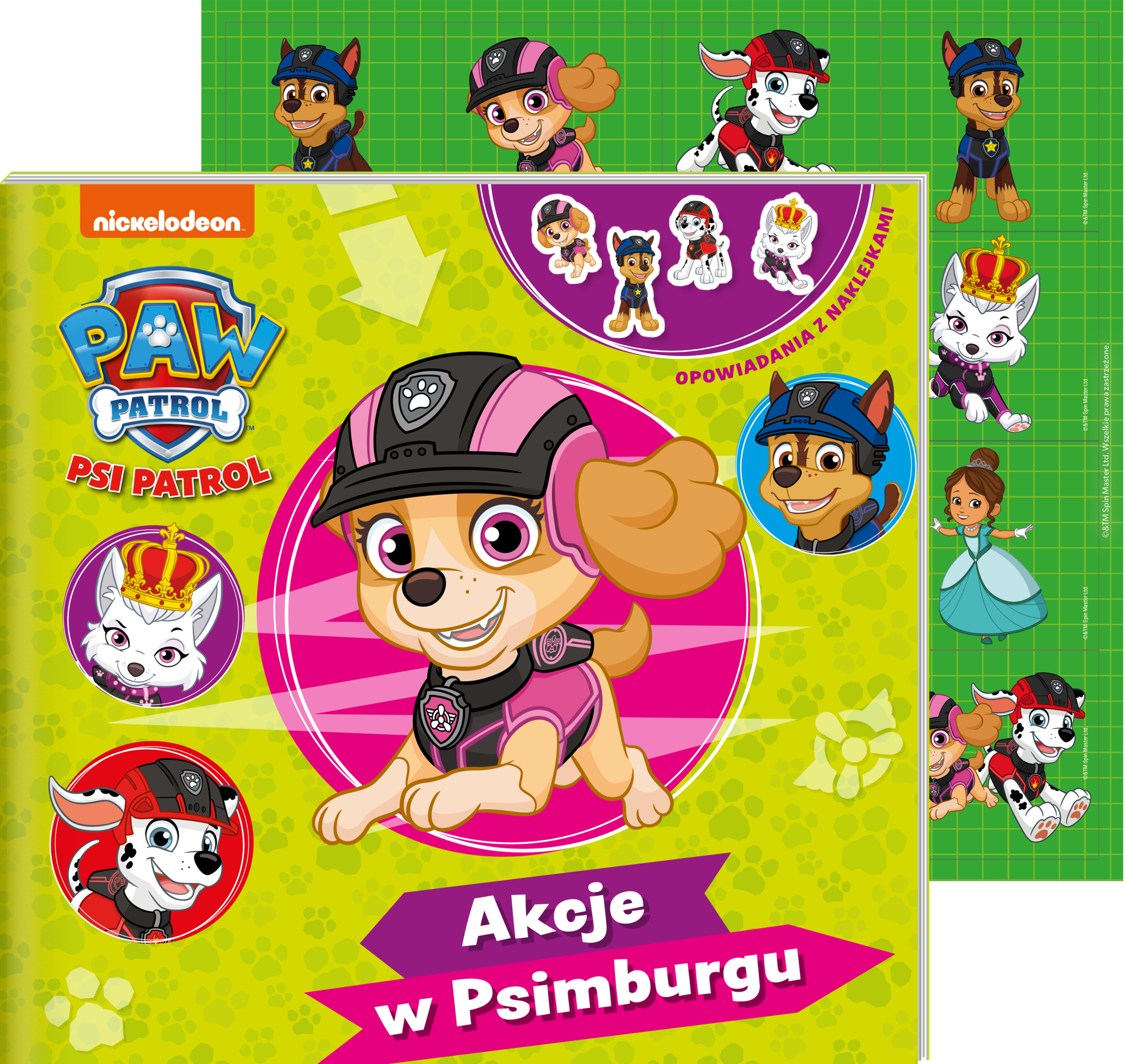 Image of kcje w Psimburgu. Psi Patrol. Opowiadania z naklejkami