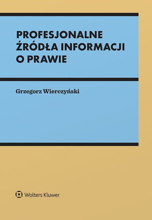 Image of Profesjonalne źródła informacji o prawie