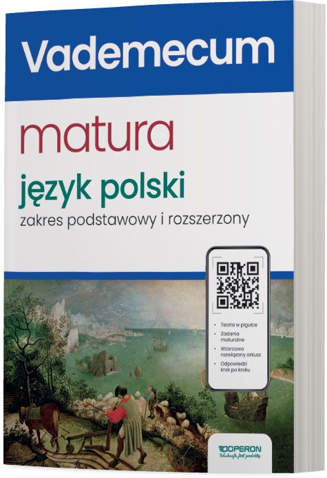 Image of Matura 2025 Język polski vademecum zakres podstawowy i rozszerzony