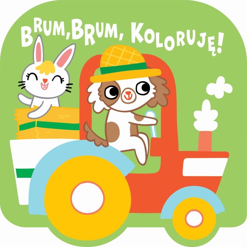 Image of Brum, brum, koloruję (traktor)