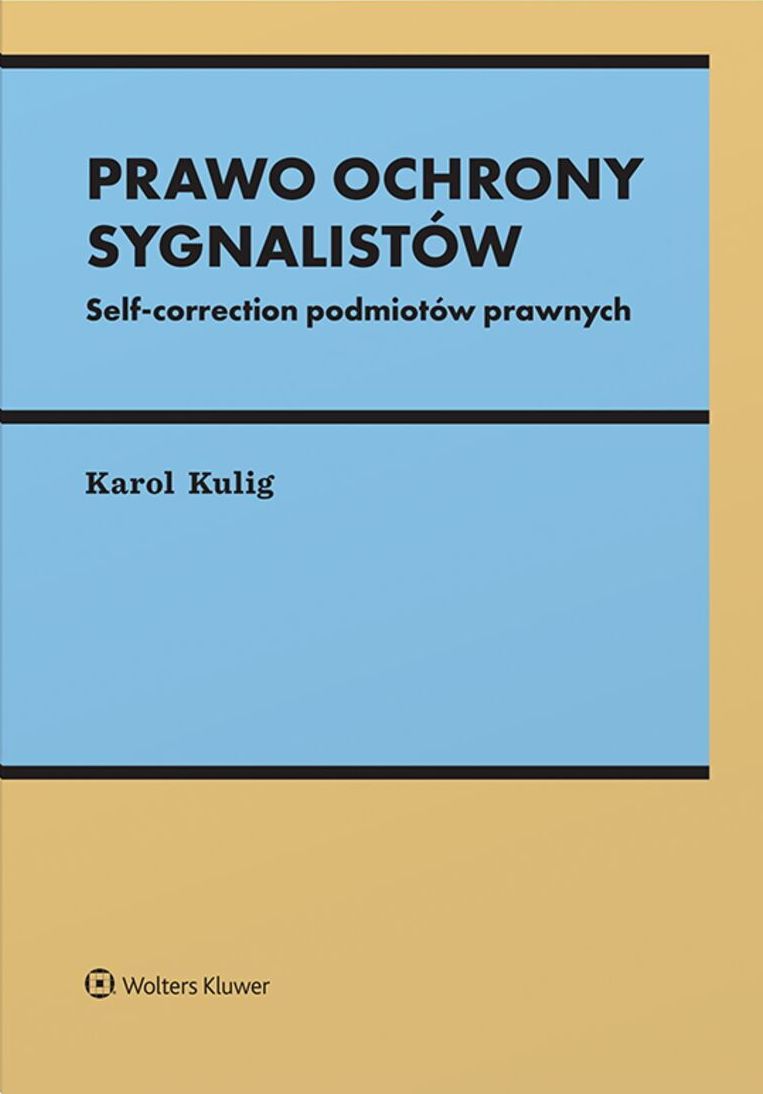 Image of Prawo ochrony sygnalistów. Self-correction podmiotów