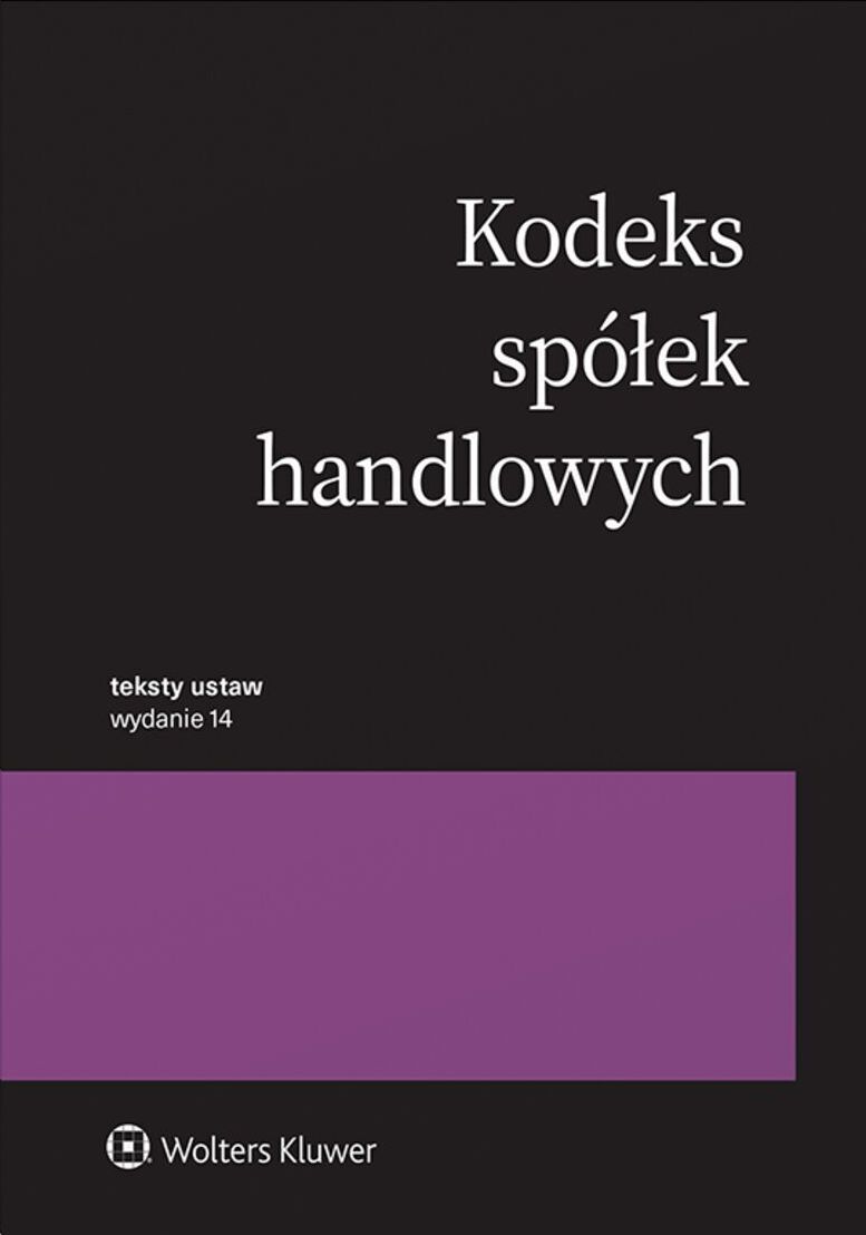 Image of Kodeks spółek handlowych. Teksty ustaw wyd. 2024