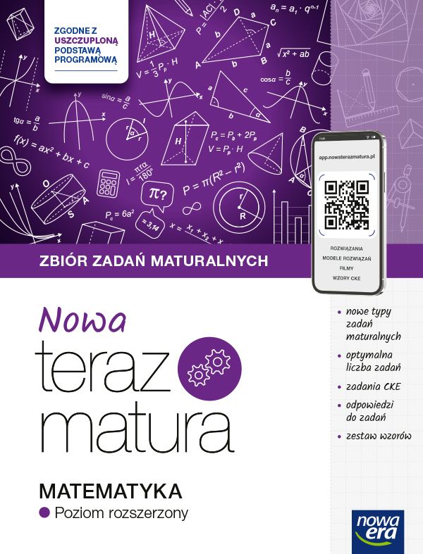 Image of Teraz matura 2024/2025 Matematyka zbiór zadań maturalnych poziom roszerzony