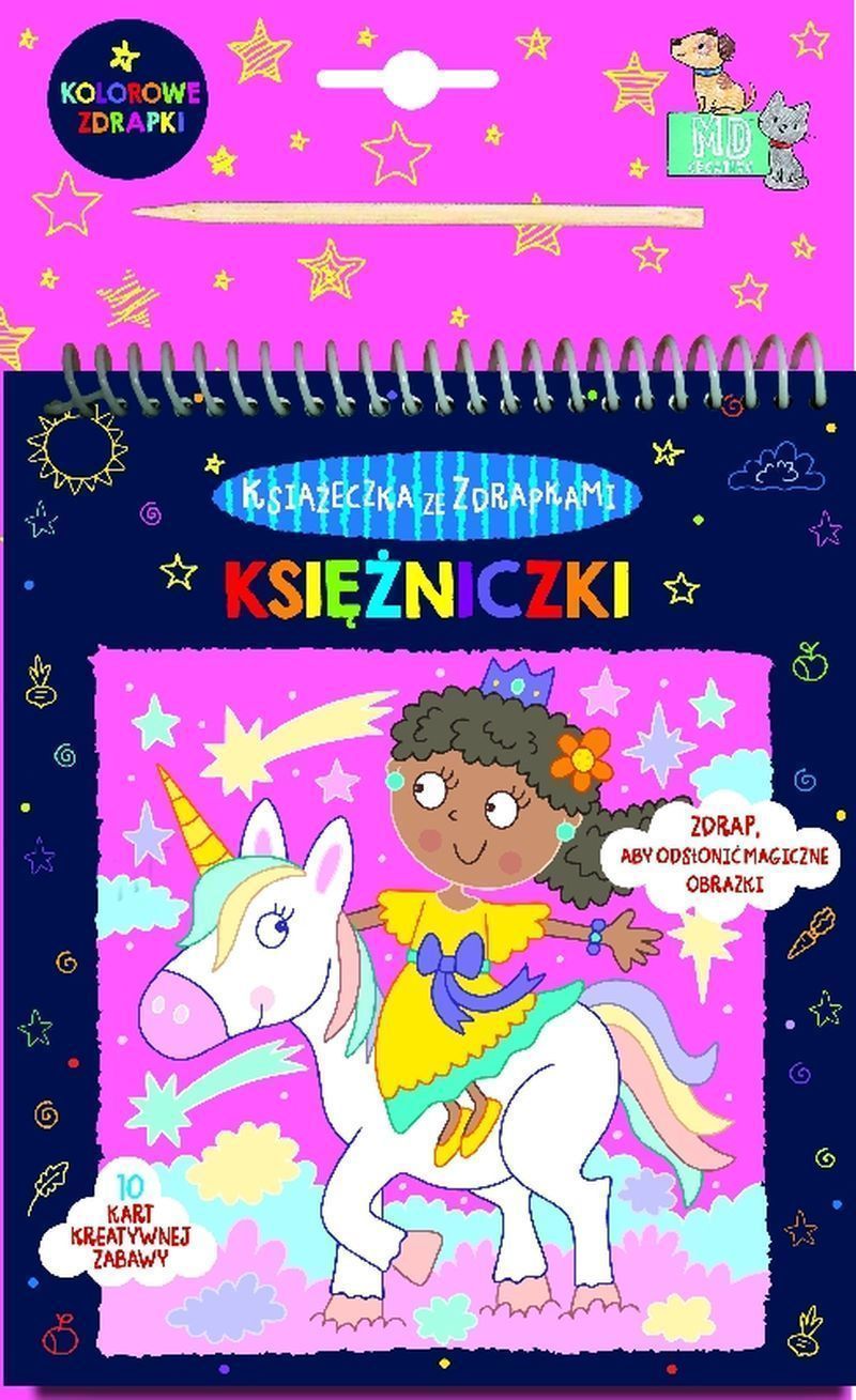 Image of Księżniczki. Kolorowe zdrapki