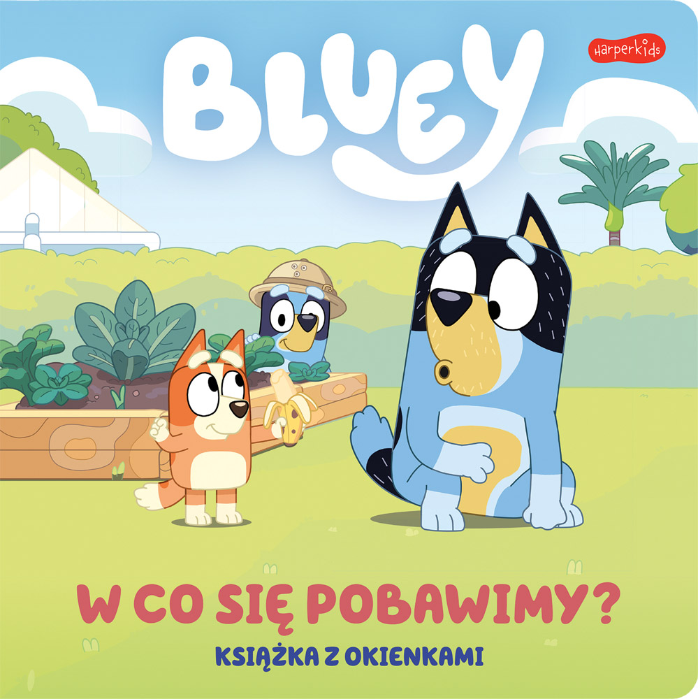 Image of Bluey. W co się pobawimy? Książka z okienkami