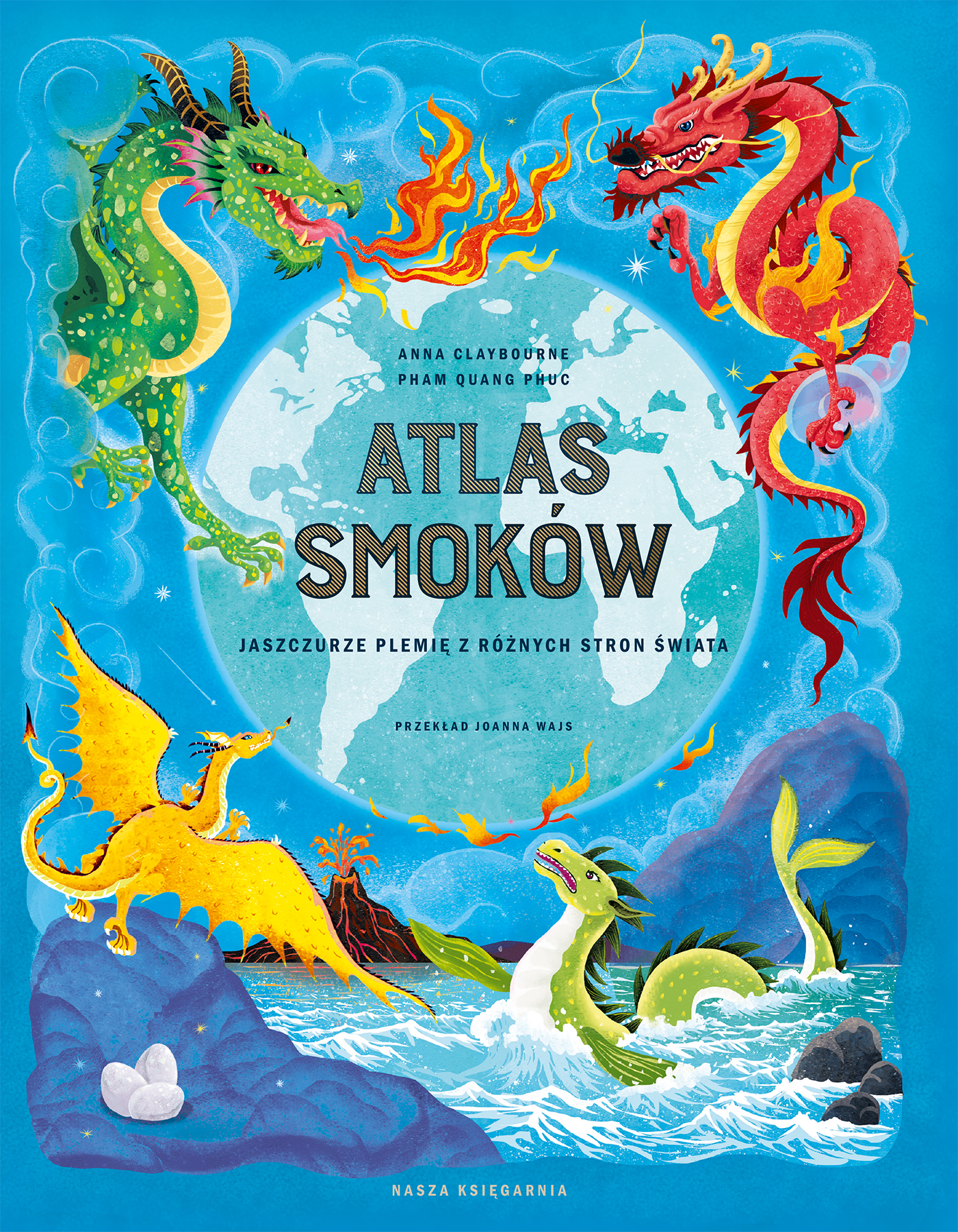 Image of Atlas smoków. Jaszczurze plemię z różnych stron świata