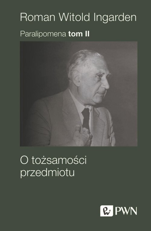 Image of Paralipomena Tom 2 O tożsamości przedmiotu