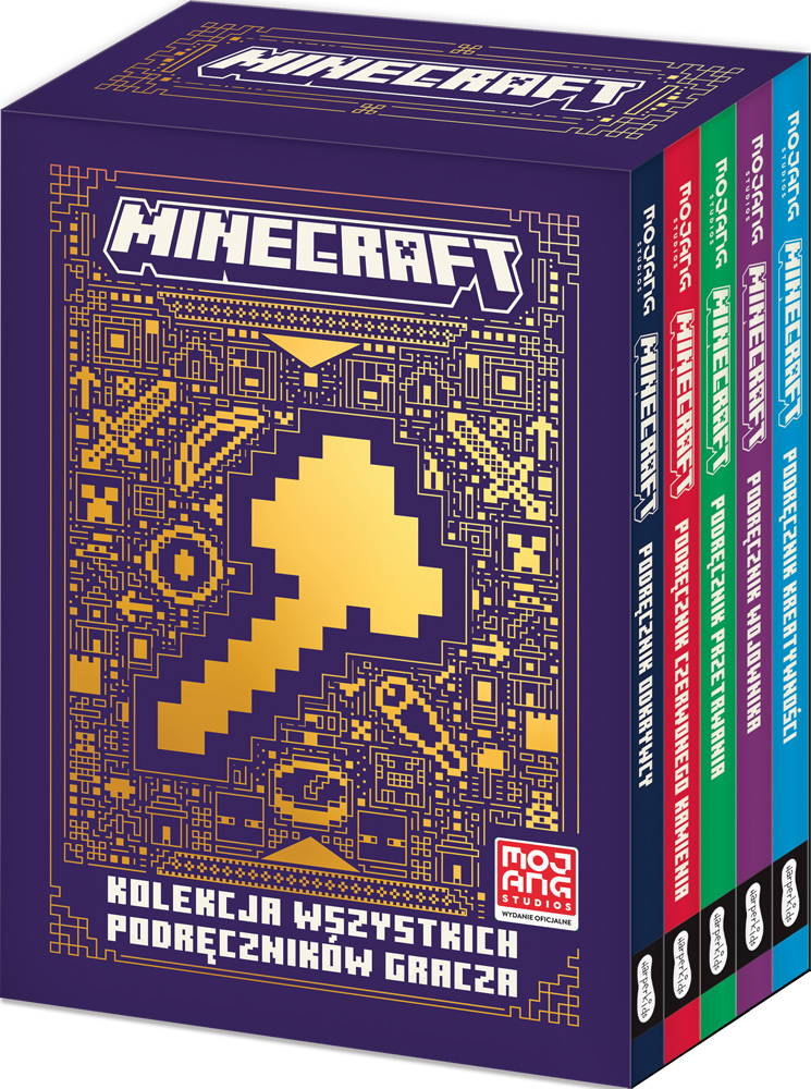 Image of Kolekcja wszystkich podręczników gracza. Minecraft