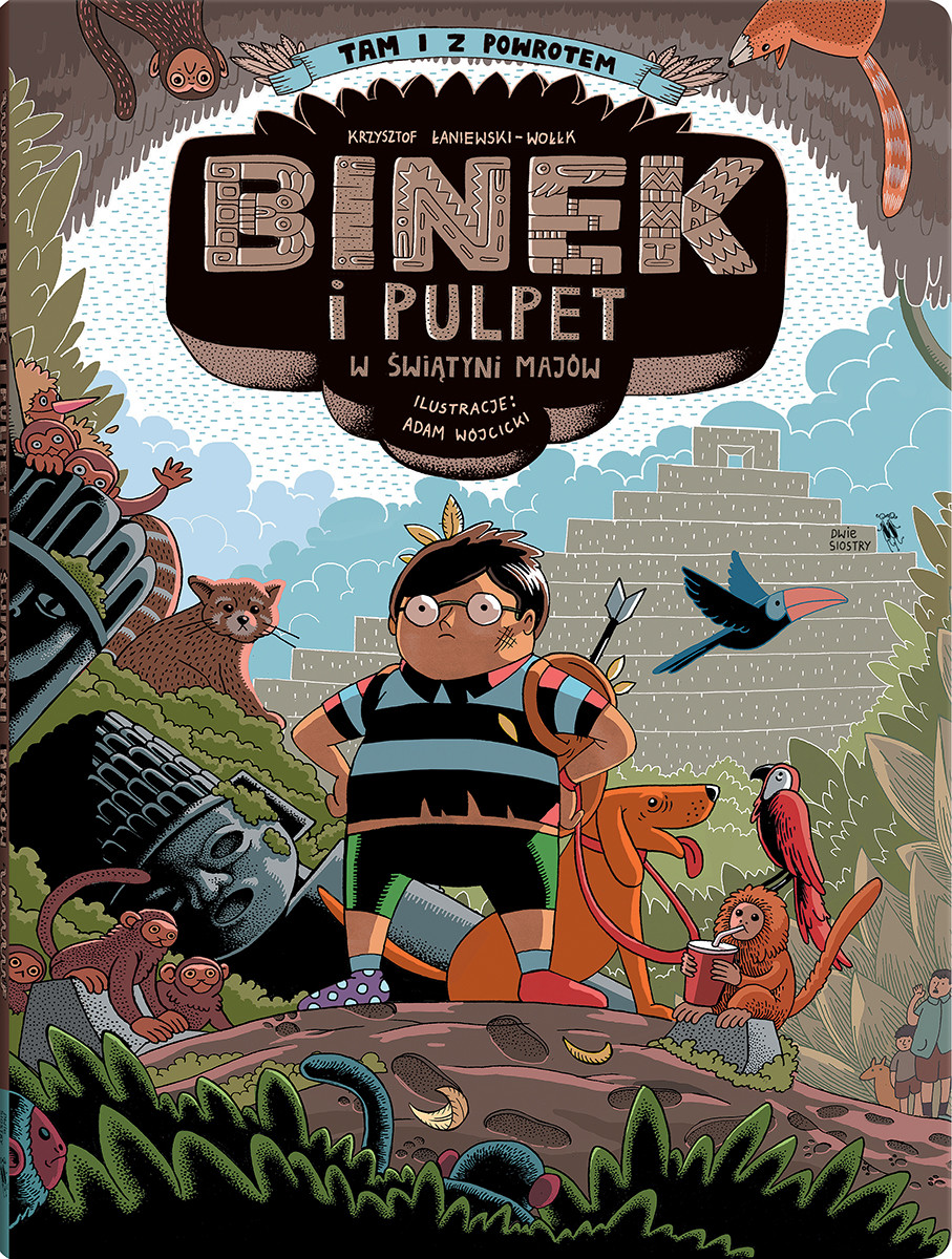 Image of Binek i Pulpet w świątyni Majów