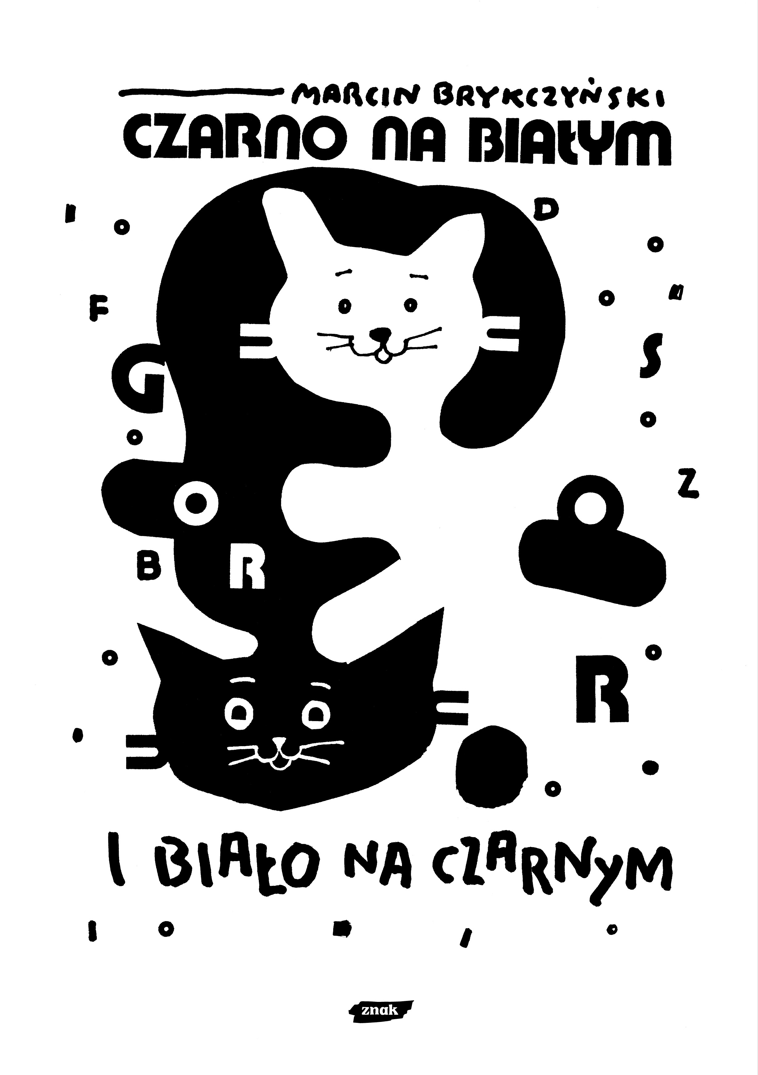 Image of Czarno na białym i biało na czarnym